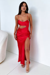 Kiara Maxi Dress - Red
